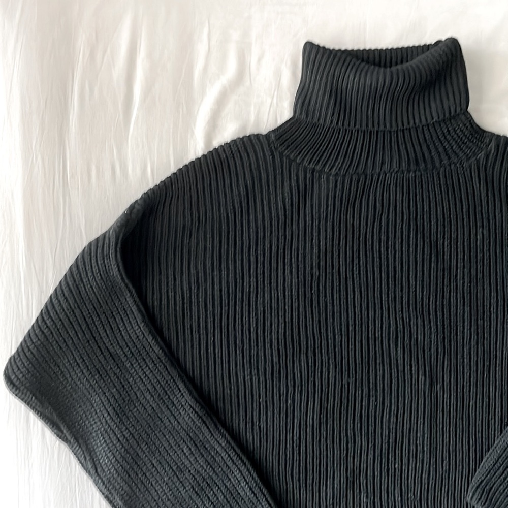 ASOS Knit Ribbed Oversized Turtle Roll Neck